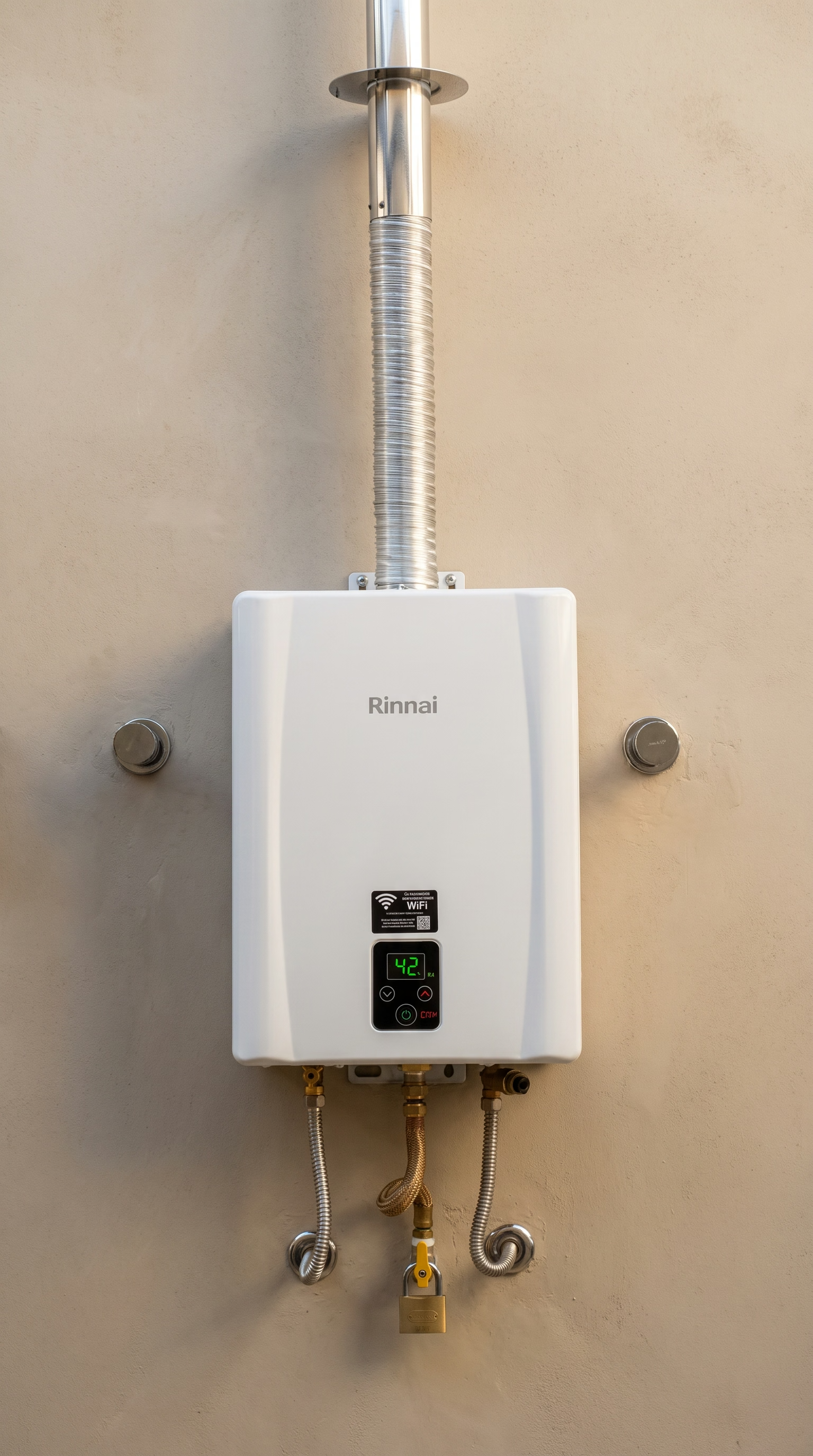 Aquecedor Rinnai instalado